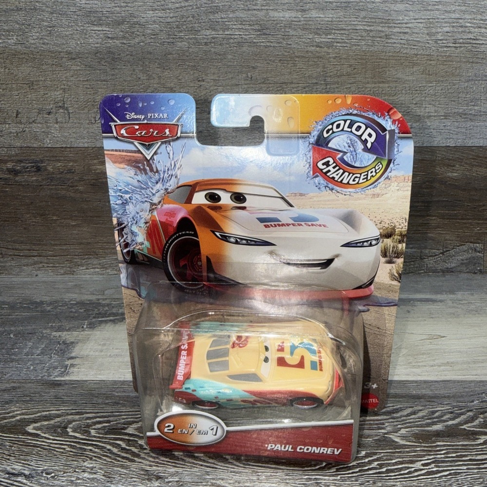 DISNEY PIXAR CARS COLOR CHANGERS PAUL CONREV BUMPER SAVE SAVE 6% GMC